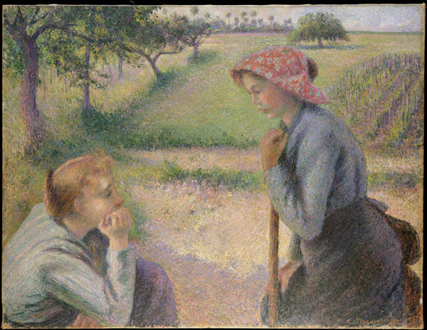 camille-pissarro-1891-two-young-peasant-women-art-print-fine-art-reproduction-wall-art-id-a1xn0wlfe