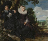 frans-hals-1622一对夫妇的肖像，大概是isaac-abrahamsz-massa-art-print-fine-art-reproduction-wall-art-id-a1z4nen0o
