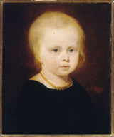 Henry-Scheffer-ritratto-di-bambino-stampa-d'arte-riproduzione-d'arte-arte da parete