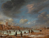 aert-van-der-neer-1655-冬天的河景艺术印刷品美术复制品墙艺术 id-a1z63qvn2