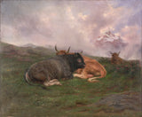 rosa-bonheur-1885-阿爾卑斯山山坡上休息的牛藝術印刷精美藝術複製品牆藝術 id-a1zr3f7ub