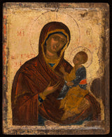 ecole-de-ecole-grecque-grece-1500-virgin-and-child-portaitissa-art-print-fine-art-reprodukció-wall-art