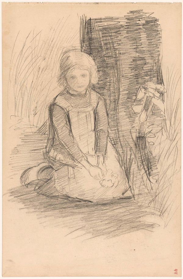 jozef-israels-1834-kneeling-girl-in-a-tree-art-print-fine-art-reproduction-wall-art-id-a2232gx4d