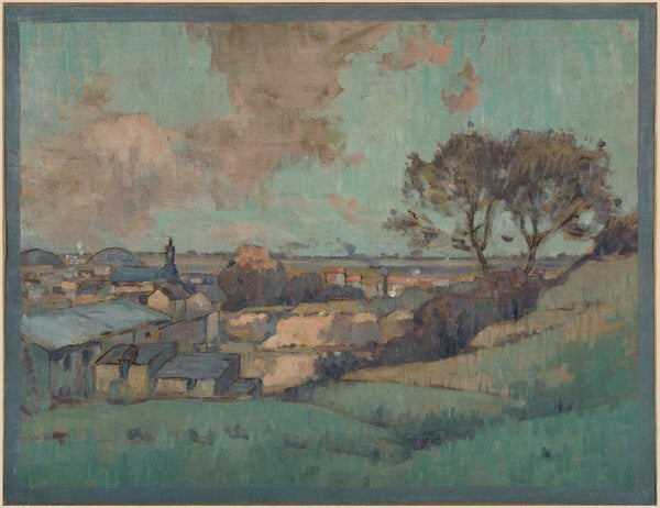 jean-constant-pape-1907-sketch-for-mayor-of-noisy-le-sec-view-of-noisy-le-sec-art-print-fine-art-reproduction-wall-art