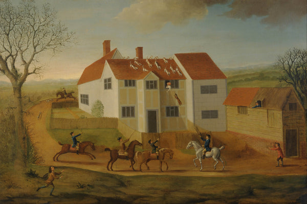 james-dunthorne-1765-john-sidey-and-his-hounds-at-a-farmhouse-near-hadleigh-suffolk-art-print-fine-art-reproduction-wall-art-id-a23kp7mjc
