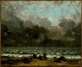 古斯塔夫·庫爾貝-1865-海洋藝術印刷品美術複製品牆壁藝術 id-a23yce56f