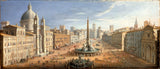 亨德里克·弗兰斯·范·林特-1730-纳沃纳广场景观罗马-艺术印刷品美术复制品墙艺术 id-a246xajs7