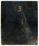 喬治-迪特-喬治-維克多-雨果-雨果-維克多-雨果夫人的肖像-藝術印刷品-精美藝術-複製品-牆藝術
