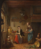 Willem-Joseph-laquy-1760-kjøkken-scene-art-print-fine-art-gjengivelse-vegg-art-id-a25jq0vv1