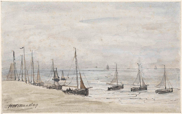 hendrik-willem-mesdag-1841-pinkies-fisherman-on-the-beach-art-print-fine-art-reproduction-wall-art-id-a26ezr8z6