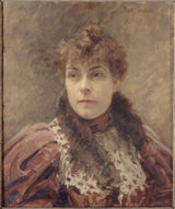 paul-emile-chabas-1895-portrait-de-daniel-lesueur-jeanne-loiseau-de-1860-a-1921-dite-femme-de-lettres-art-print-fine-art-reproduction-wall-art