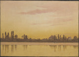 クリステン・コブケ-1837-ドッセリンゲン-海から見たアートプリント-ファインアート-複製-ウォールアート-id-a26y8kr3f