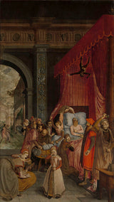 nezināms-1550-bagātnieka-nāves gulta-ar-velnu-descending-art-print-fine-art-reproduction-wall-art-id-a27c4wqt9