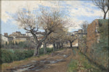 axel-lindman-1878-a-street-in-frejus-art-print-美术-复制-墙-艺术-id-a27cf5wih