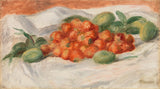 Пиер-Огюст Реноар--1897-ягоди-и-бадеми-ягоди-и-бадеми-арт-печат-фино арт-репродукция стена-арт-ID-a27dta33x
