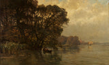 Edmond-de-schampheleer-1880-the-schelde-with-bettors-belgijski-art-print-fine-art-reproduction-wall-art-id-a27gjrdru