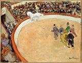 路易斯-阿貝爾-特魯切特-1907-馬戲團-梅德拉諾-羅切喬阿爾-大道-藝術-印刷-美術-複製-牆壁藝術