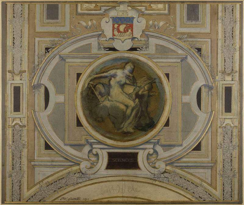 pierre-victor-galland-1890-sketch-for-the-hall-of-the-hotel-trades-city-science-art-print-fine-art-reproduction-wall-art