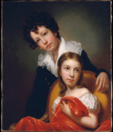 伦勃朗·佩尔1826迈克尔·安杰洛和艾玛·克拉拉·佩尔艺术印刷精美的艺术复制品墙艺术ida27uh1i6q