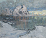 anna-boberg-1910-čamci-između-planina-studija-sa-lofotskih-umjetničkih-tisak-fine-umjetničke-reprodukcije-zidne-umjetničke-id-a28lnfxtw