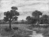 艾伯特·平卡姆·萊德-1912-牧場晚上藝術印刷美術複製品牆藝術 id-a29uhu40u