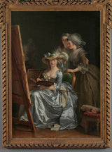 adelaide-labille-guiard-1785-self-portrait-with-two-pupils-marie-gabrielle-capet-1761-1818-and-marie-marguerite-carreaux-de-rosemond-died-1788-art-print-fine-art-reproduction-wall-art-id-a2ay661vo