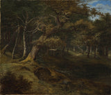 christian-ezdorf-1826-hare-hunt-in-a-beech-forest-art-print-fine-art-reproduction-wall-art-id-a2bybzum9