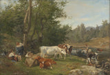 anders-askevold-1861-krajobraz-z-bydłem-drukiem-sztuki-reprodukcja-dzieł sztuki-wall-art-id-a2cvfk24e