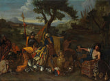 Andrea-di-Leone-1635-the-peddlers-art-print-kunst--gjengivelse-vegg-art-id-a2d0sx877