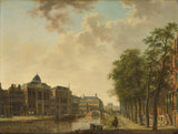 未知-1760-阿姆斯特丹木材市場景觀-藝術印刷品美術複製品牆藝術 ID-a2d6ifv0l