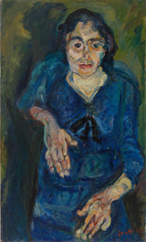 चैम-सौटीन-1919-नीले-में-महिला-नीले-कला-प्रिंट-ललित-कला-प्रजनन-दीवार-कला-आईडी-ए2ई3पीएलएनक्यूसी में महिला
