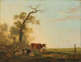 Jacob-van-strij-1800-łąka-krajobraz-ze-zwierzęta-sztuka-druk-reprodukcja-dzieł sztuki-sztuka-ścienna-id-a2ezpoxyl