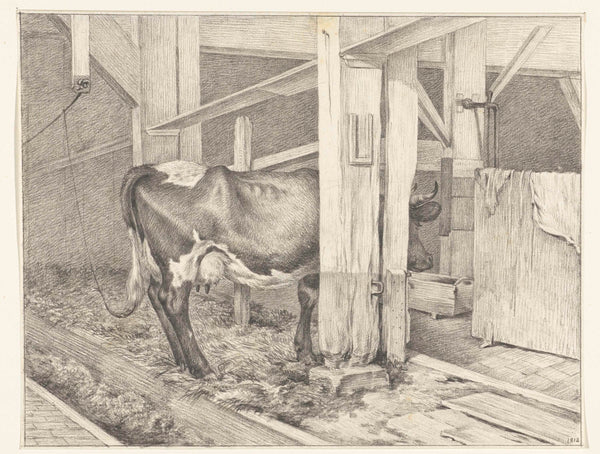 jean-bernard-1812-cow-standing-in-a-stable-to-the-right-art-print-fine-art-reproduction-wall-art-id-a2fpp84sv