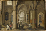 Pieter-Neeffs-II-Interieur-einer-gotischen-Kirche-Kunstdruck-Fine-Art-Reproduktion-Wandkunst-id-a2ft2uujr