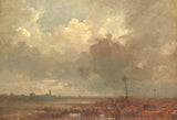 阿道夫-穆耶龍-1880-河景夜景藝術印刷品美術複製品牆藝術 ID-a2ft99p71