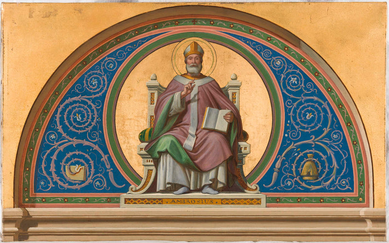 joseph-frederic-charles-soulacroix-1866-sketch-for-the-st-ambrose-church-st-ambrose-art-print-fine-art-reproduction-wall-art