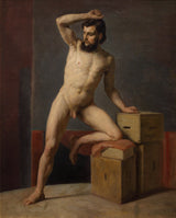 gustav-klimt-1883-male-nude-art-print-fine-art-reproducción-wall-art-id-a2hb2cbkk