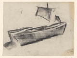 leo-gestel-1891-skissjournal-med-ett-fartyg-med-en-man-om-bord-konsttryck-finkonst-reproduktion-väggkonst-id-a2hbmcgvq