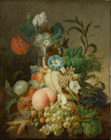 扬-埃弗特-莫雷尔-i-1800-静物与鲜花和水果艺术印刷精美艺术复制品墙艺术 id-a2hce1vzk