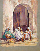Елеанор-Парке-Цустис-а-марокански-врата-уметност-принт-ликовна-репродукција-зид-уметност-ид-а2хвбрут3