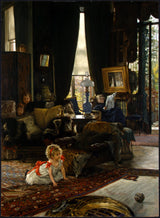 james-tissot-1877-hide-and-seek-impressió-art-reproducció-bell-art-wall-art-id-a2igh04kl