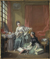 弗朗索瓦-布歇-1746-女帽藝術印刷精美藝術複製品牆藝術 id-a2jif82lx