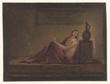 unknown-1700-woman-sitting-on-her-bed-in-a-cell-art-print-fine-art-reproduction-wall-art-id-a2l0cp8ng