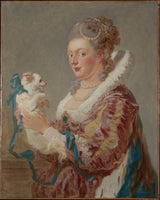 ז'אן-הונור-פרגונארד -1769-אשה-עם-כלב-אמנות-הדפס-אמנות-רפרודוקציה-קיר-אמנות-id-a2lefxegt
