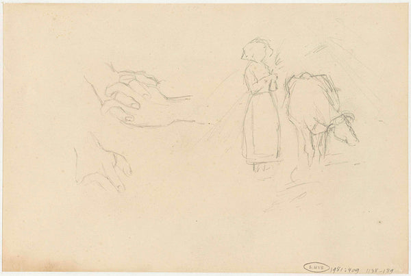 jozef-israels-1834-sketches-of-hands-a-girl-and-a-cow-art-print-fine-art-reproduction-wall-art-id-a2lls8uy1