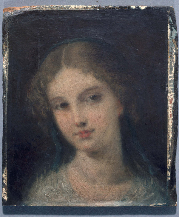 pierre-joseph-dedreux-dorcy-1860-head-of-a-woman-art-print-fine-art-reproduction-wall-art