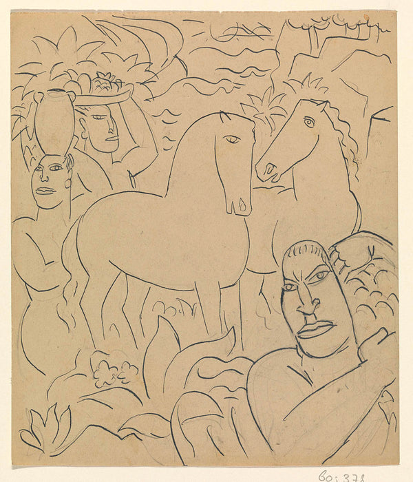 leo-gestel-1891-landscape-with-native-women-and-horses-art-print-fine-art-reproduction-wall-art-id-a2pudpkrl