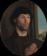 hugo-van-der-goes-1475肖像，一个人的艺术印刷精美的艺术复制品墙艺术ida2qu585cj