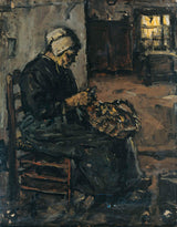 סוז-רוברטסון -1875-איכר-אישה-קילוף-תפוחי אדמה-אמנות-הדפס-אמנות-רבייה-קיר-אמנות-id-a2sfp3amq