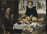 Лукас-ван-валькенборх-подвійний-портрет-пари похилого віку-мистецтво-друк